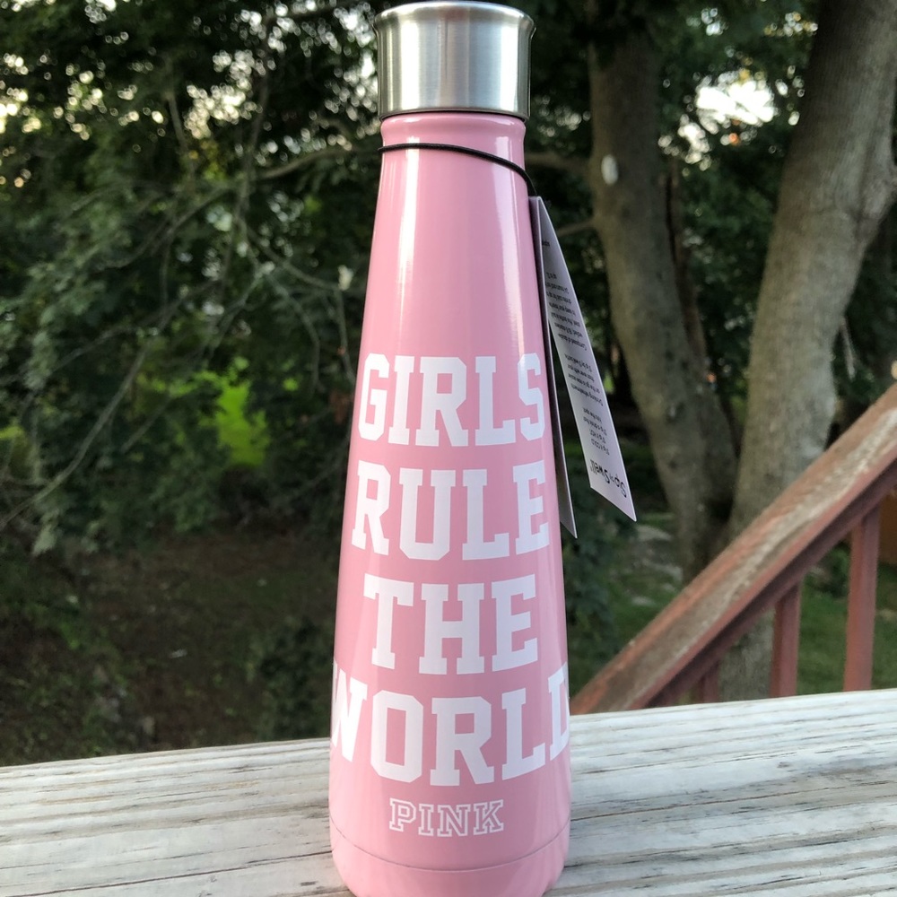 Pink water bottle